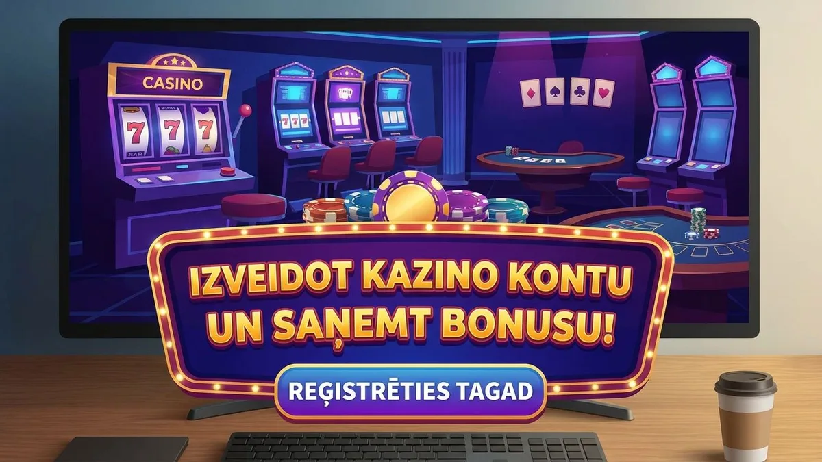 Reģistrācija ar bonusu